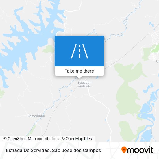 Estrada De Servidão map