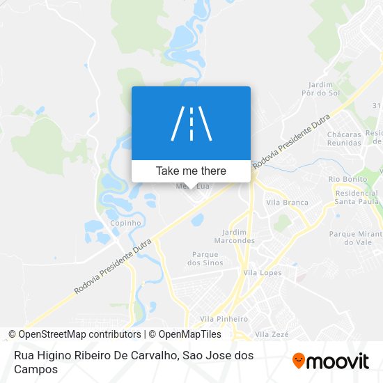 Rua Higino Ribeiro De Carvalho map