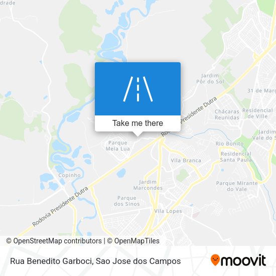Rua Benedito Garboci map