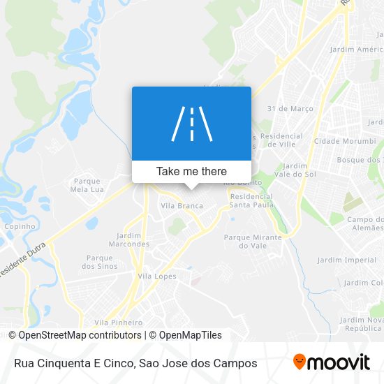 Rua Cinquenta E Cinco map