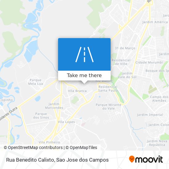 Rua Benedito Calixto map