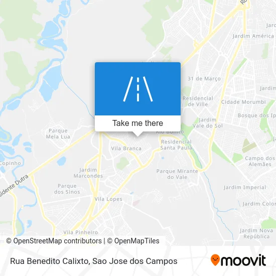 Rua Benedito Calixto map