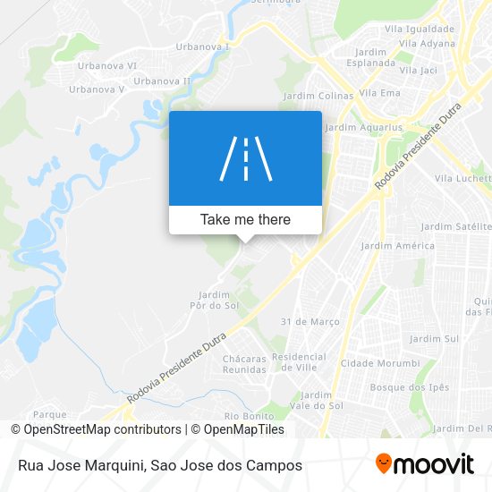 Rua Jose Marquini map