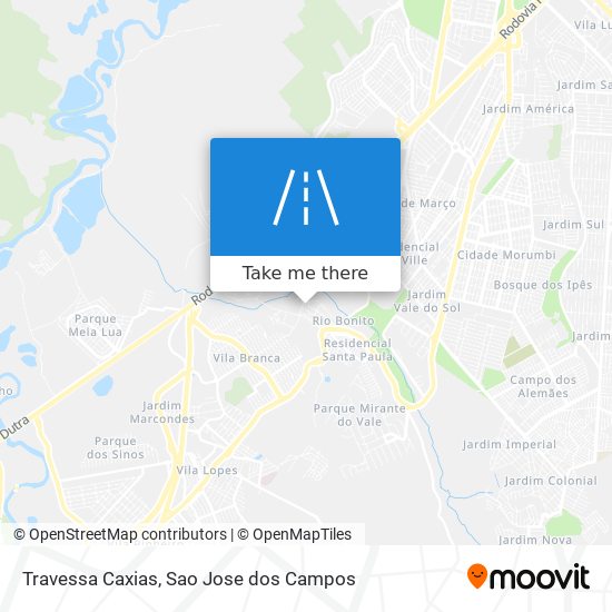 Mapa Travessa Caxias