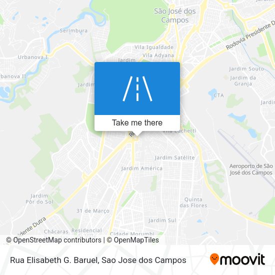 Rua Elisabeth G. Baruel map
