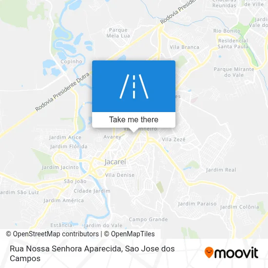 Rua Nossa Senhora Aparecida map