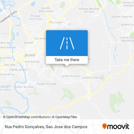 Mapa Rua Pedro Gonçalves