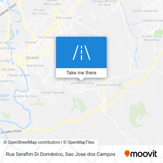 Rua Serafim Di Domênico map