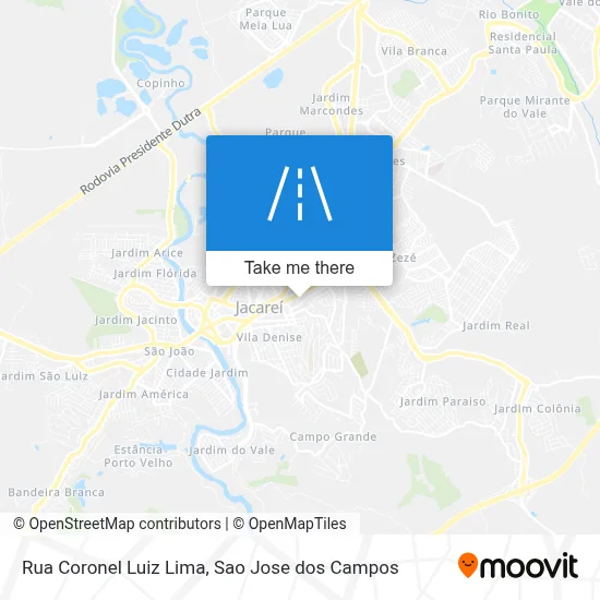 Rua Coronel Luiz Lima map