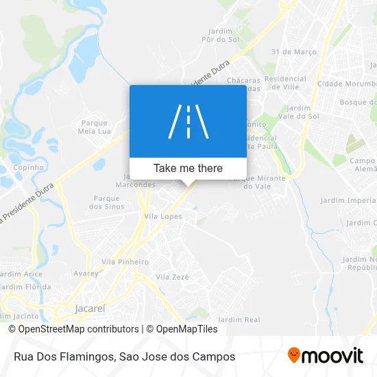 Rua Dos Flamingos map