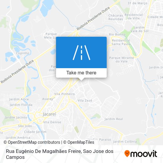 Rua Eugênio De Magalhães Freire map