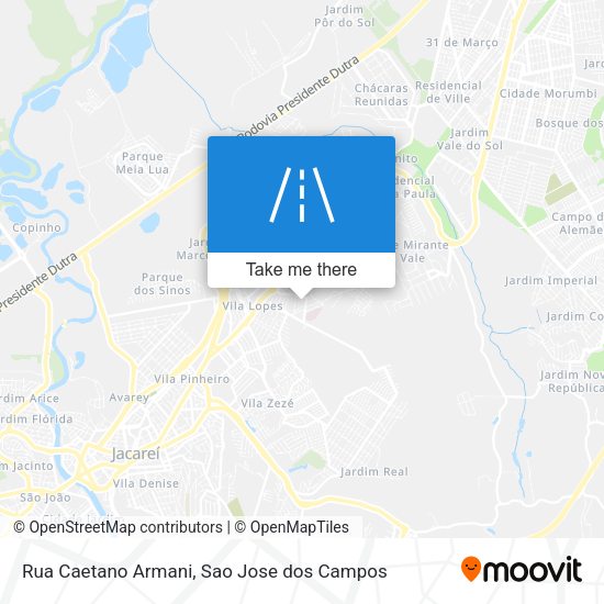 Rua Caetano Armani map