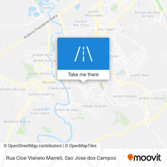 Rua Cloe Vianelo Marreli map