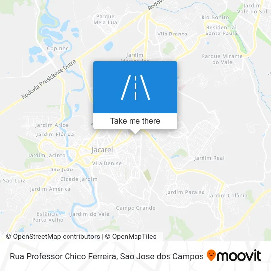 Rua Professor Chico Ferreira map