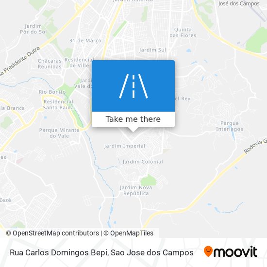 Mapa Rua Carlos Domingos Bepi