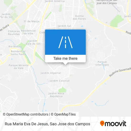 Rua Maria Eva  De Jesus map