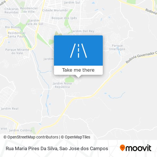 Mapa Rua Maria Pires Da Silva