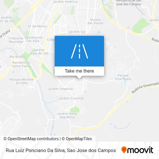 Rua Luiz Ponciano Da Silva map