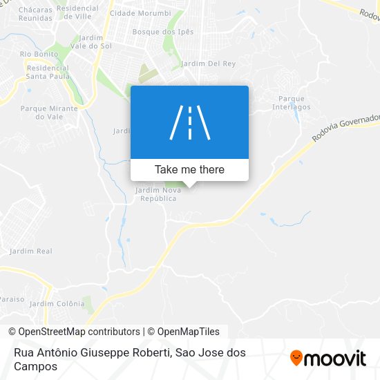 Rua Antônio Giuseppe Roberti map