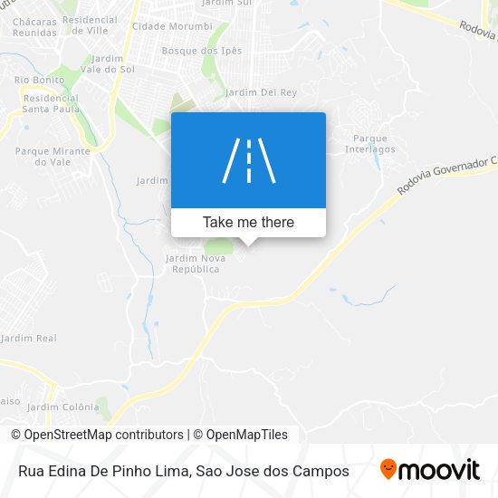 Rua Edina De Pinho Lima map