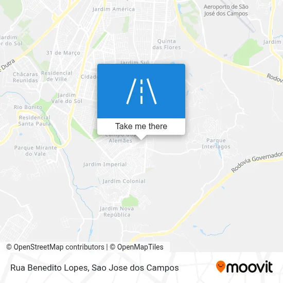 Rua Benedito Lopes map