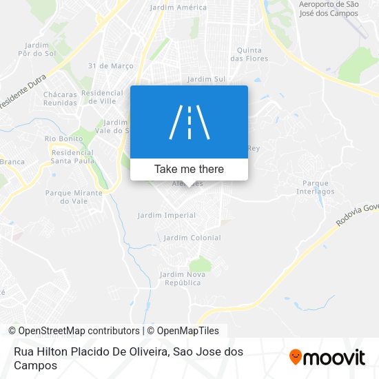 Rua Hilton Placido De Oliveira map