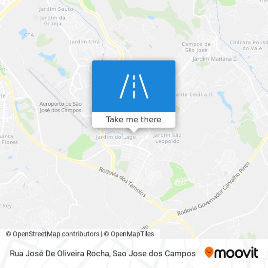 Rua José De Oliveira Rocha map