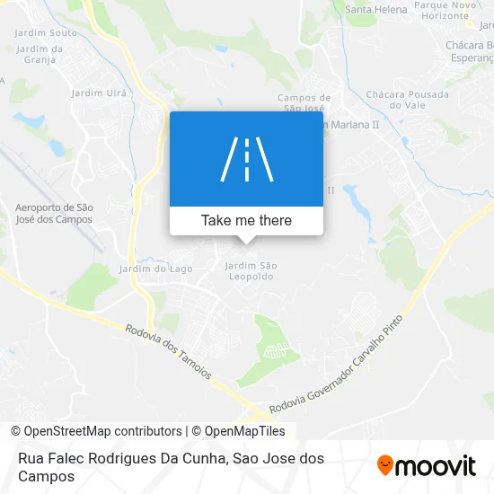 Rua Falec Rodrigues Da Cunha map