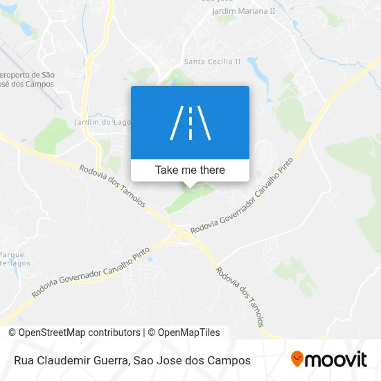 Rua Claudemir Guerra map