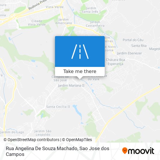 Rua Angelina De Souza Machado map