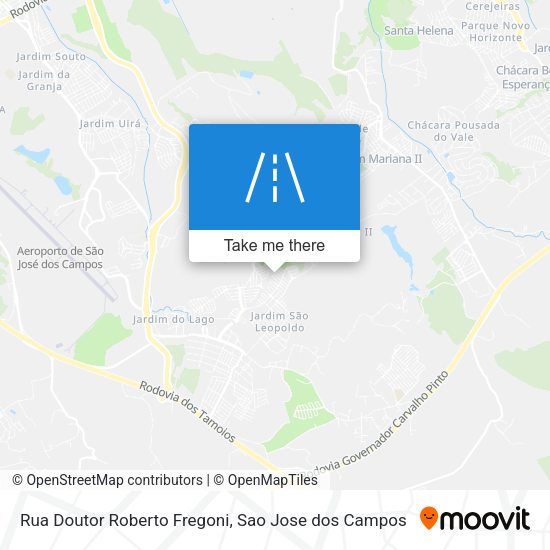 Rua Doutor Roberto Fregoni map