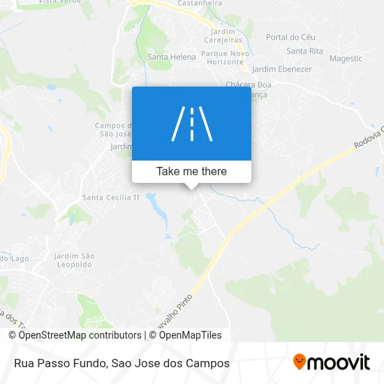 Rua Passo Fundo map