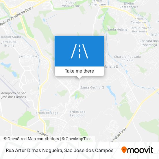 Rua Artur Dimas Nogueira map