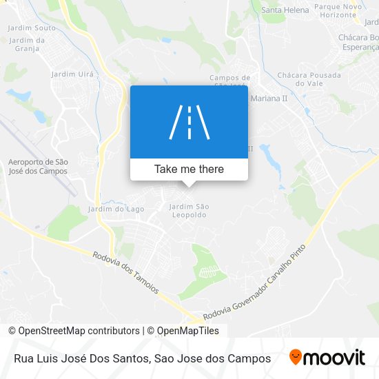 Rua Luis José Dos Santos map