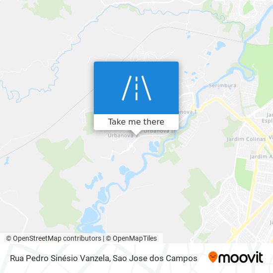 Rua Pedro Sinésio Vanzela map