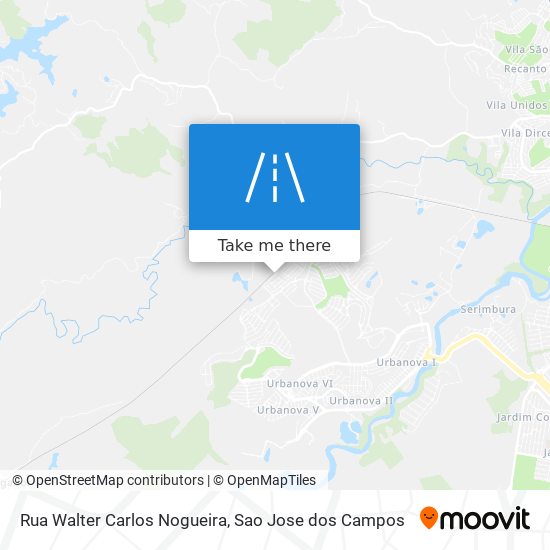 Rua Walter Carlos Nogueira map