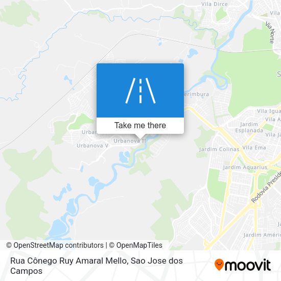 Rua Cônego Ruy Amaral Mello map