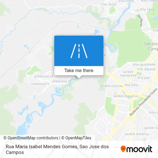 Rua Maria Isabel Mendes Gomes map