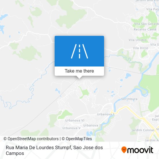 Rua Maria De Lourdes Stumpf map
