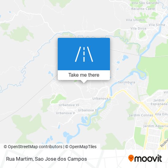 Rua Martim map