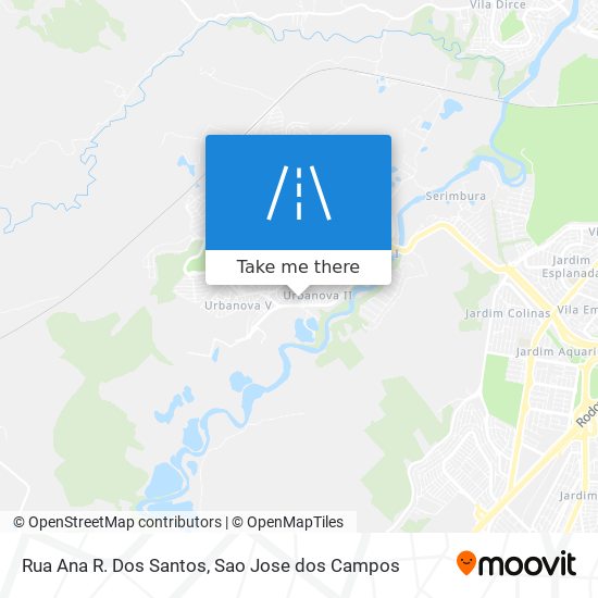 Mapa Rua Ana R. Dos Santos