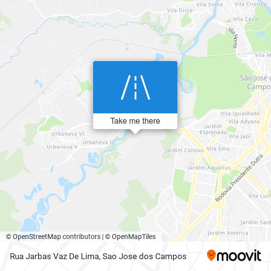 Rua Jarbas Vaz De Lima map