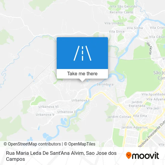 Rua Maria Leda De Sant'Ana Alvim map