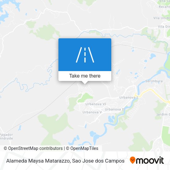Alameda Maysa Matarazzo map