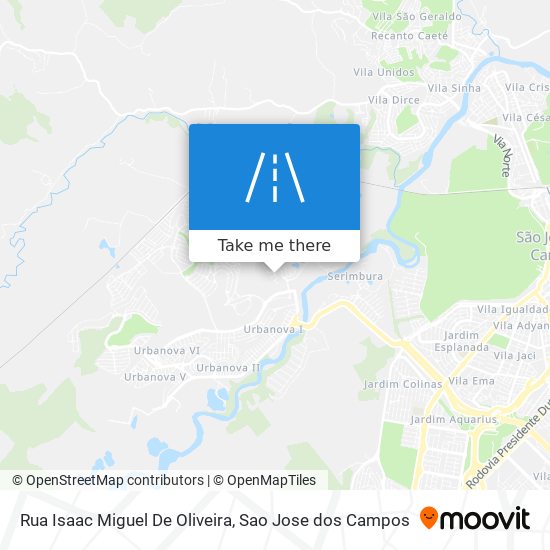 Rua Isaac Miguel De Oliveira map