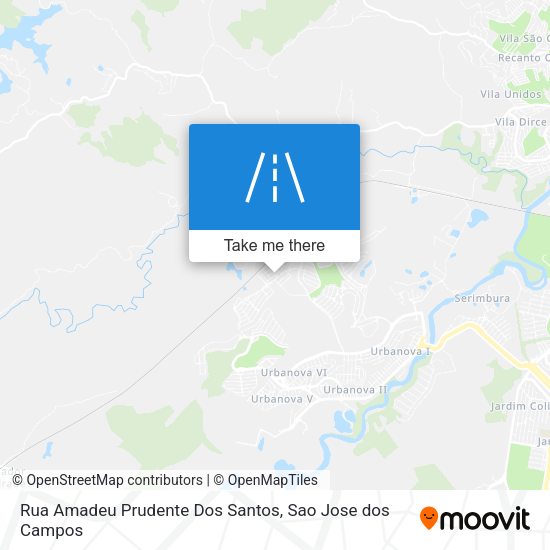 Rua Amadeu Prudente Dos Santos map