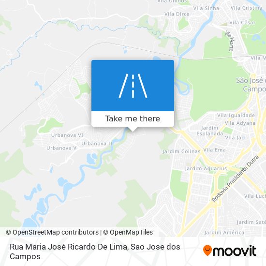 Rua Maria José Ricardo De Lima map