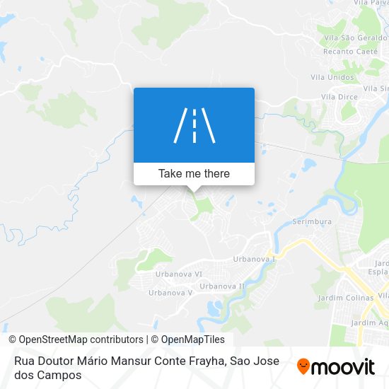 Rua Doutor Mário Mansur Conte Frayha map
