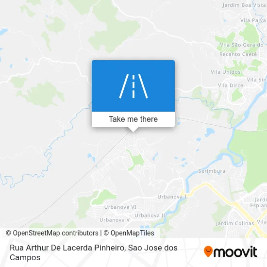 Rua Arthur De Lacerda Pinheiro map
