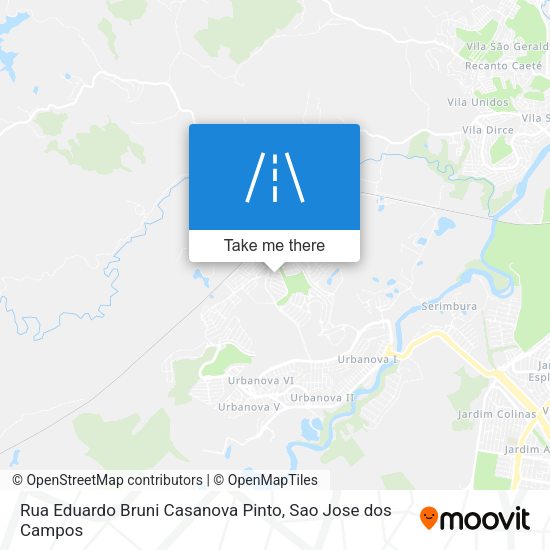 Rua Eduardo Bruni Casanova Pinto map